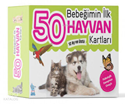 Bebeğimin İlk 50 Hayvan Kartları - Minik Damla Yayınevi