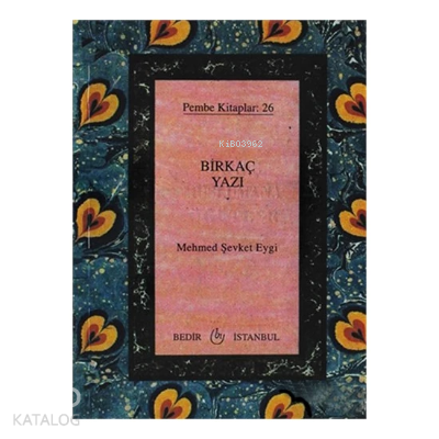 Birkaç Yazı - 1