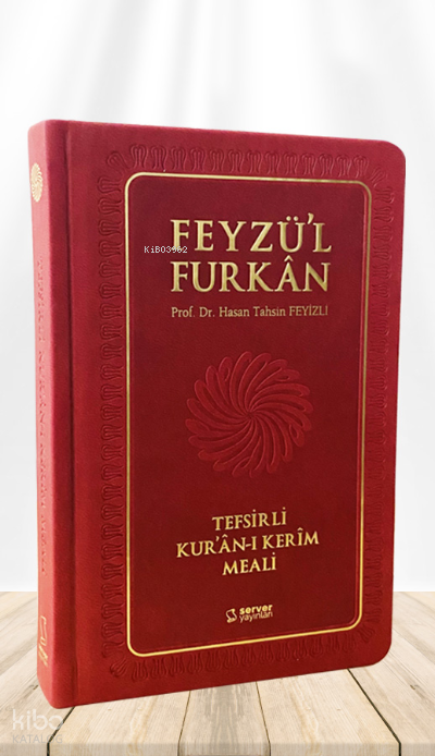Feyzül Furkân Tefsirli Kurân-ı Kerîm Meali - Orta Boy - Ciltli - Bordo - 2