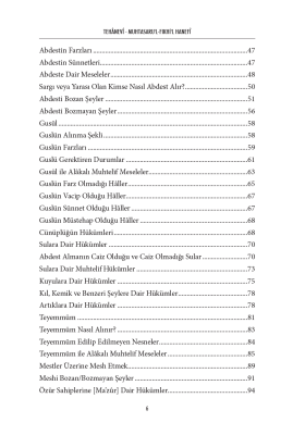 Hanefi İlmihali (Muhtasarul Fıkhul Hanefi Tercümesi) (Ciltli) - 6
