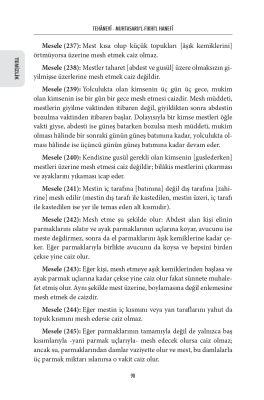 Hanefi İlmihali (Muhtasarul Fıkhul Hanefi Tercümesi) (Ciltli) - 8