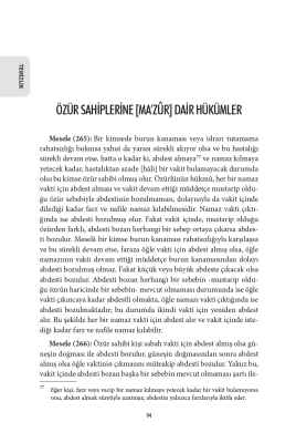 Hanefi İlmihali (Muhtasarul Fıkhul Hanefi Tercümesi) (Ciltli) - 12