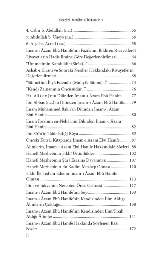 Menakıb-ı Ebu Hanife (2 Cilt) - 6