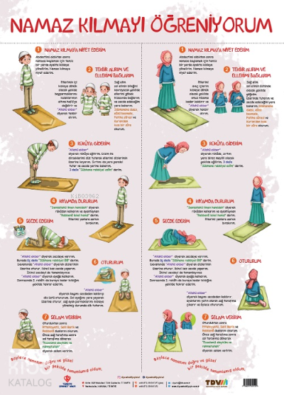 Namaz Kılmayı Öğreniyorum Poster - 2