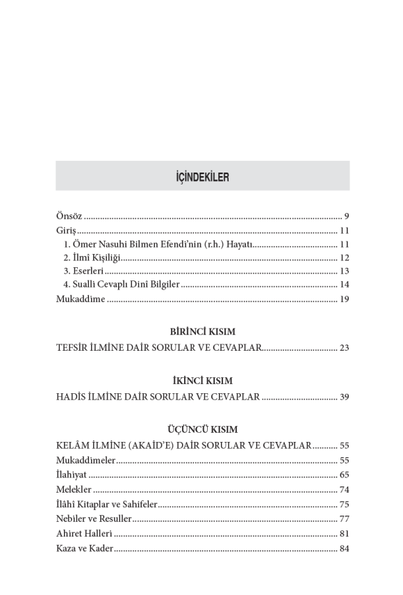 Sualli Cevapli Dini Bilgiler - 5