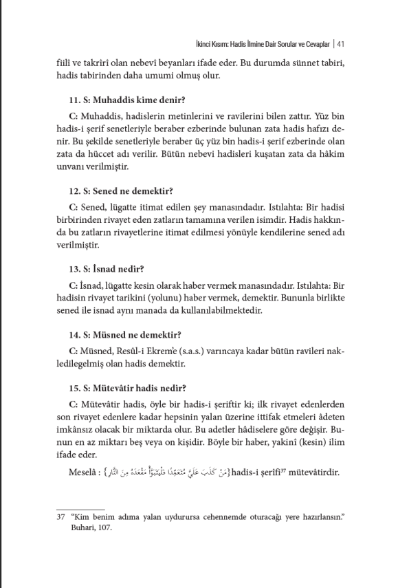 Sualli Cevapli Dini Bilgiler - 9