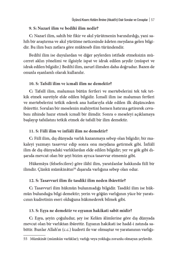 Sualli Cevapli Dini Bilgiler - 10