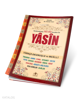 Tecvidli Yasini Şerif Türkçe Fihristli - Rahle Boy - 3